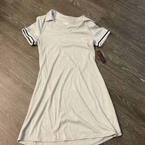 Gray babydoll dress